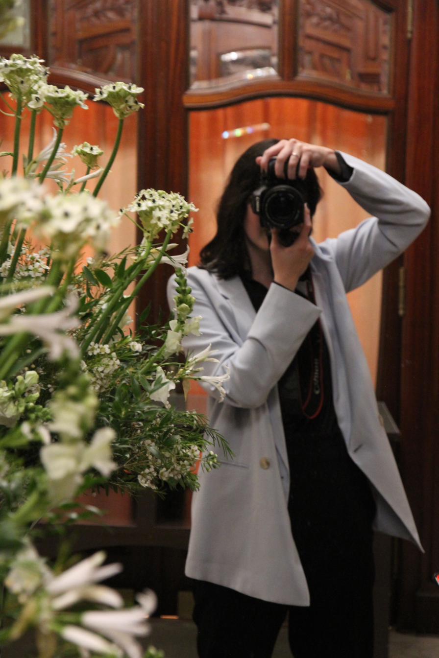 Behind the scenes filming